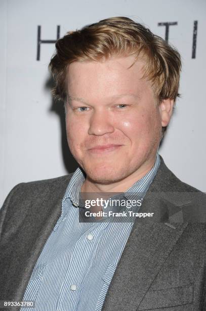 Actor Jesse Plemons attends the premiere of Entertainment Motion Pictures' "Hostiles" held at the Samuel Goldwyn Theater on December 14, 2017 in...