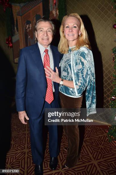 Sherrell Aston and Muffie Potter Aston attend A Christmas Cheer Holiday Party 2017 Hosted by George Farias, Anne and Jay McInerney at The Doubles...