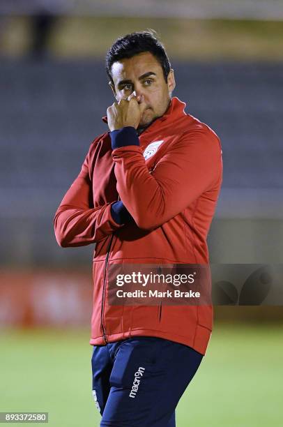 New assistant coach Travis Dodd of Adelaide United after the round eight W-League match between Adelaide United and the Western Sydney Wanderers at...