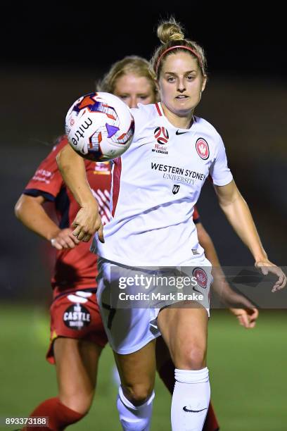 Ellie Brush of Western Sydney Wanderers FC during the round eight W-League match between Adelaide United and the Western Sydney Wanderers at Marden...