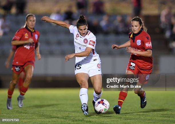 Talitha Kramer of Western Sydney Wanderers FC during the round eight W-League match between Adelaide United and the Western Sydney Wanderers at...