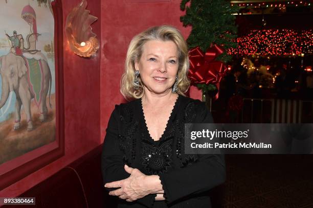 Jeanne Lawrence attends A Christmas Cheer Holiday Party 2017 Hosted by George Farias, Anne and Jay McInerney at The Doubles Club on December 14, 2017...