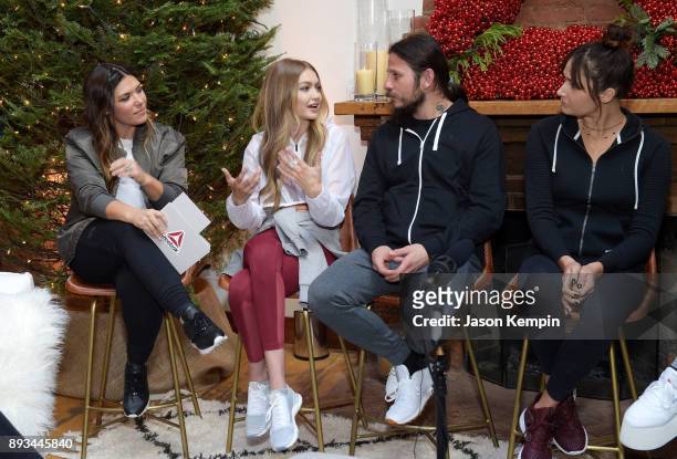 Style icon and Reebok ambassador Gigi Hadid today hosted an intimate holiday celebration, joined by her closest collaborators Michele Barmash, Rob...