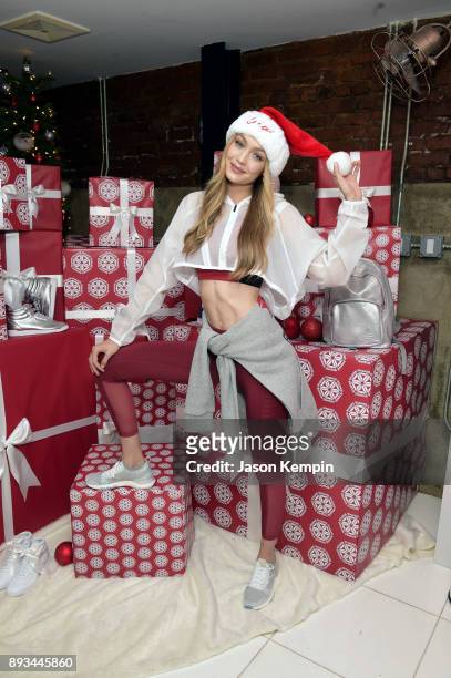 Style icon and Reebok ambassador Gigi Hadid today hosted an intimate holiday celebration, joined by her closest collaborators on December 14, 2017 in...