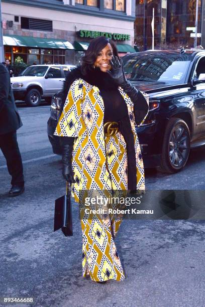 Niecy Nash seen out and about in Manhattan on December 14, 2017 in New York City.