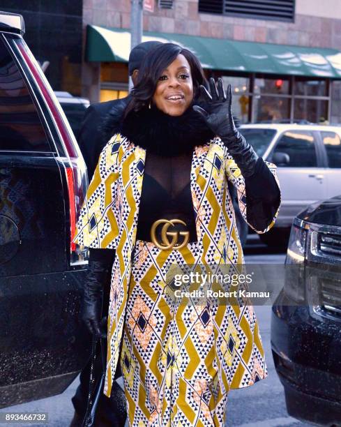 Niecy Nash seen out and about in Manhattan on December 14, 2017 in New York City.