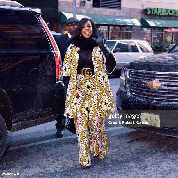 Niecy Nash seen out and about in Manhattan on December 14, 2017 in New York City.