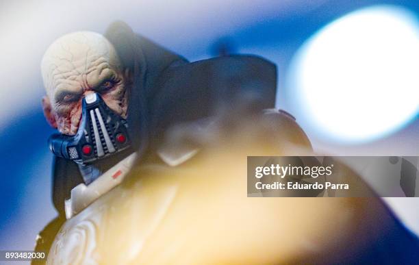 Darth Malgus figure is exhibited at the 'Star Wars Exhibition' at Telefonica flagship store on December 15, 2017 in Madrid, Spain.
