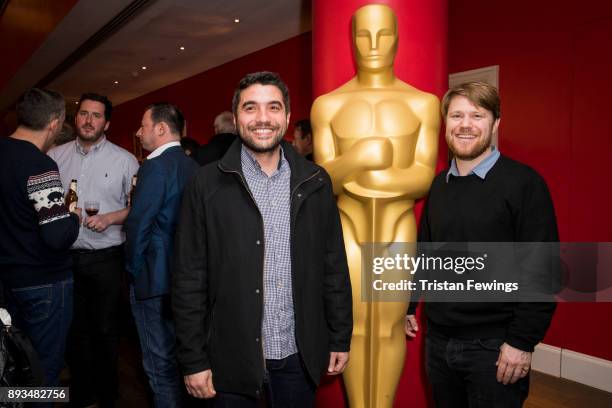 Najl Abu Noward and Rupert Lloyd attend the Academy of Motion Picture Arts & Sciences official Academy screening of Star Wars: The Last Jedi at Ham...