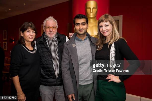 Carola Ash, Hugh Hudson, Kumail Nanjiani and Emily V. Gordon attend the Academy of Motion Picture Arts & Sciences official Academy screening of Star...