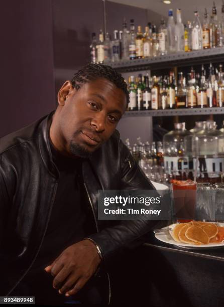 English actor David Harewood, portrait, United Kingdom, c 2000.