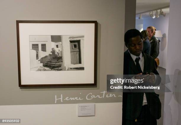 Photograph taken by Henri Cartier-Bresson, 1908-2004, is on display for auction December 10, 2017 at Phillips in New York City. The photograph taken...