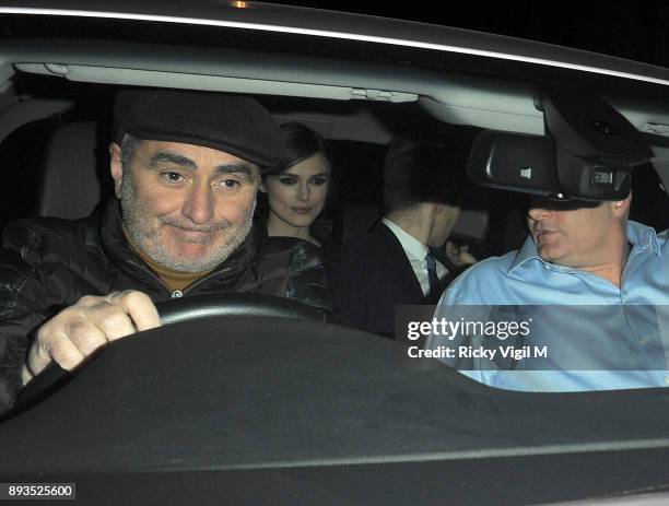 Actress Keira Knightley attends the afterparty for 'Jack Ryan: Shadow Recruit' at Sake No Hana restaurant on January 20, 2014 in London, England.