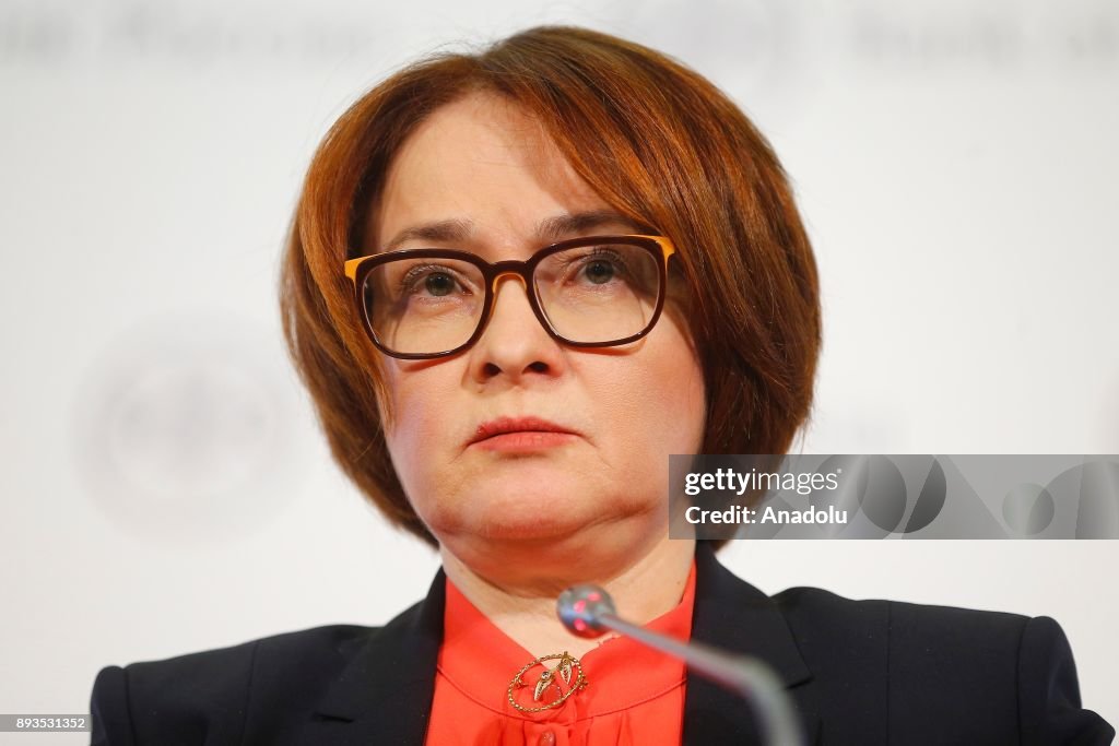Russian Central Bank Governor Elvira Nabiullina...