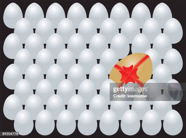 egg - easter background gold stock illustrations