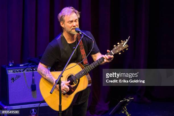 Anders Osborne performs during Can'd Aid Foundation's Send Me A Friend Benefit Concert at Le Petit Theatre on December 14, 2017 in New Orleans,...