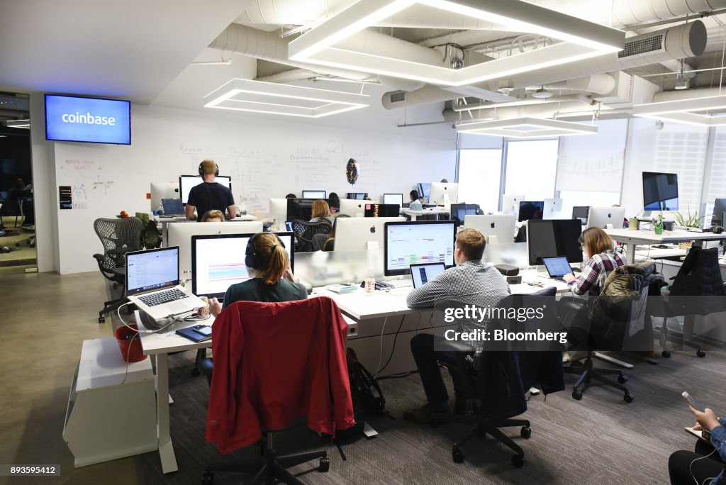 Inside The Coinbase Office As Company Wants Wall Street to Resolve Its Bitcoin Trust Issues