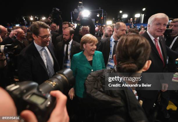 Horst Seehofer , Governor of Bavaria and leader of the Bavarian Christian Social Union , German Chancellor and leader of the German Christian...