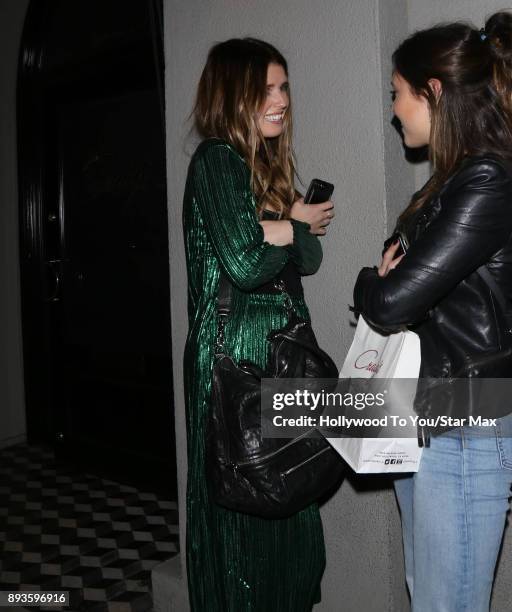 Katherine Schwarzenegger is seen on December 14, 2017 in Los Angeles, CA.