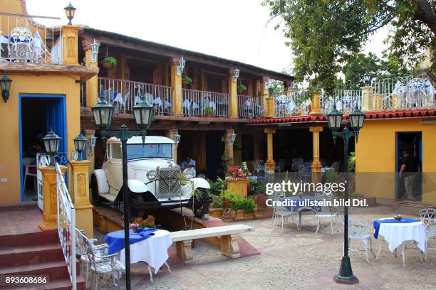 Restaurant La Nueva Era Trinidad ist eine Stadt in der Provinz Sancti Spíritus / Hotel Club Amigo Costa Sur Kuba Cuba Urlaub Republica de Cuba...
