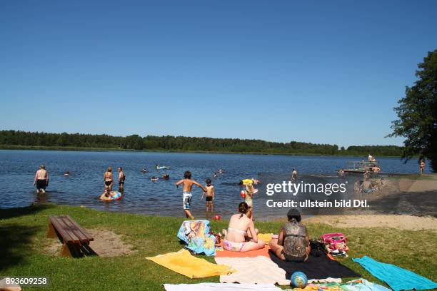 Badesee Koethener See in Koethen Urlaub im Land Brandenburg