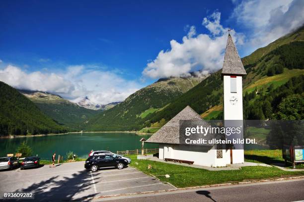 Kirchlein Kapelle Vernagt-Vernago/ Schnals im Schnalstal Urlaub Sommer Italien Italienische Republik; italienisch Repubblica Italiana Italia /...