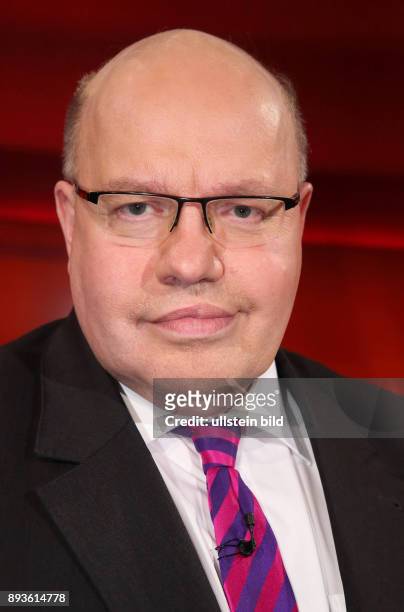 Peter Altmaier in der ARD-Talkshow hart aber fair am in Berlin Thema der Sendung: Die Wut-Wahl - Verliert Deutschland die politische Mitte?