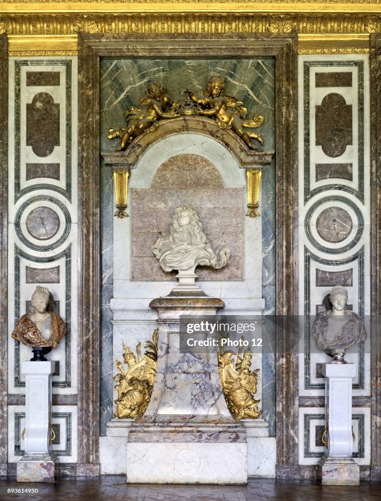 Palace of Versailles, interior of the Salon de Diane