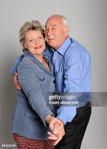 Fototermin 10. Kapitel "Rote Rosen" mit neuen Darstellern Peggy Lukac Klaus Mikoleit