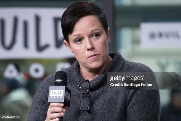 Charity Lee attends Build Presents to discuss the "The Family I Had" at Build Studio on December 15, 2017 in New York City.