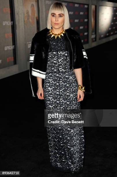 Noomi Rapace attends the European premiere of "Bright" held at BFI Southbank on December 15, 2017 in London, England.