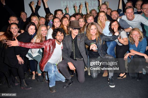 Probenstart mit Udo Lindenberg Praesentation der Veaenderungen von HINTERM HORIZONT fuer Hamburg. Am beginnen in Hamburg die Proben zu HINTERM...