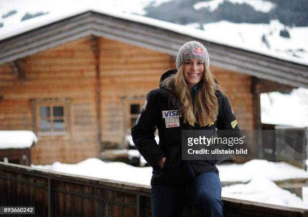 Ski Alpin Welcup Saison 2008/2009 Lindsey Vonn nach ihrem erfolgreichen Abschneiden bei der Ski-WM in Val d'Isere auf "Heimatbesuch" in...