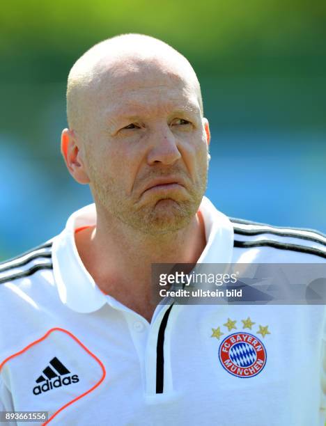 Fussball 1. Bundesliga: Saison Vorbereitung 2012/2013 Trainingslager des FC Bayern Muenchen Sportvorstand Matthias Sammer