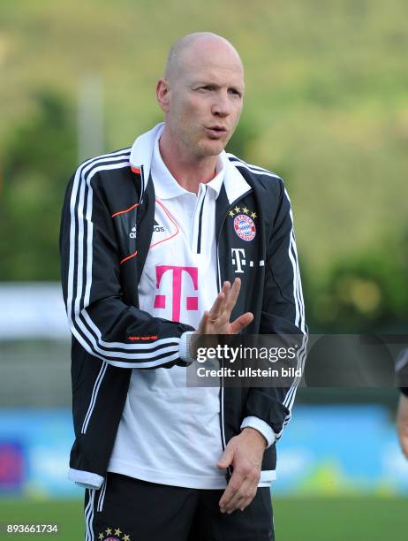 Fussball 1. Bundesliga: Saison Vorbereitung 2012/2013 Trainingslager des FC Bayern Muenchen Sportvorstand Matthias Sammer