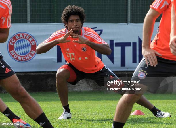 Fussball 1. Bundesliga: Saison Vorbereitung 2012/2013 Trainingslager des FC Bayern Muenchen Dante