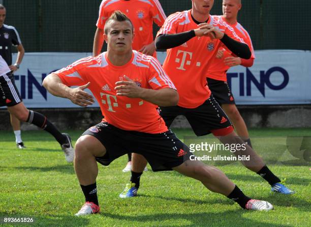 Fussball 1. Bundesliga: Saison Vorbereitung 2012/2013 Trainingslager des FC Bayern Muenchen Xherdan Shaqiri