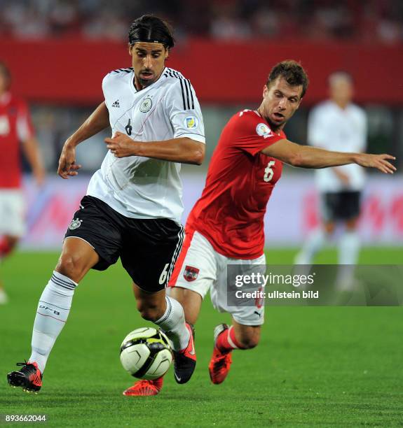 Fußball-Weltmeisterschaft Brasilien 2014, Qualifikation, Gruppe C Fussball International WM Qualifikation 2014 Oesterreich - Deutschland Sami Khedira...