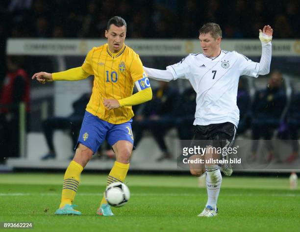 Fußball-Weltmeisterschaft Brasilien 2014, Qualifikation, Gruppe C - Fussball International WM Qualifikation 2014 Deutschland - Schweden Zlatan...