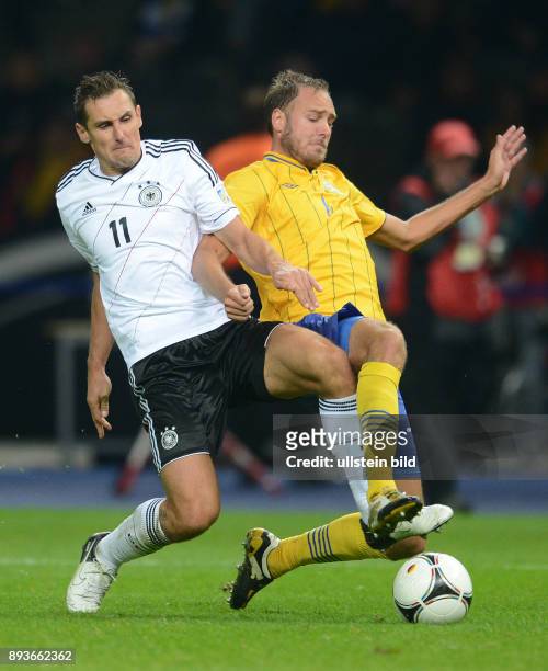 Fußball-Weltmeisterschaft Brasilien 2014, Qualifikation, Gruppe C - Fussball International WM Qualifikation 2014 Deutschland - Schweden Miroslav...