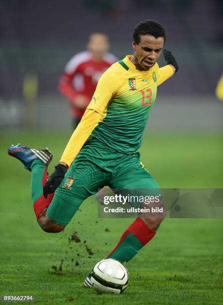 Testspiel Albanien - Kamerun Joel Matip am Ball