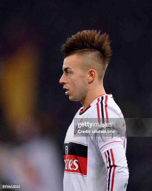 Spieltag SAISON 2012/2013 AS Rom - AC Mailand Stephan El Shaarawy mit spezieller Frisur