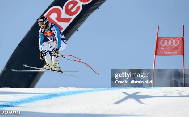 Ski Alpin Weltcup Saison 2012/2013 73. Hahnenkammrennen Abfahrt Training Stephan Keppler an der Hausbergkante