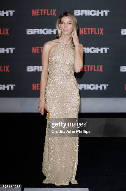 Dawn Olivieri attends the European premiere of 'Bright' held at BFI Southbank on December 15, 2017 in London, England.