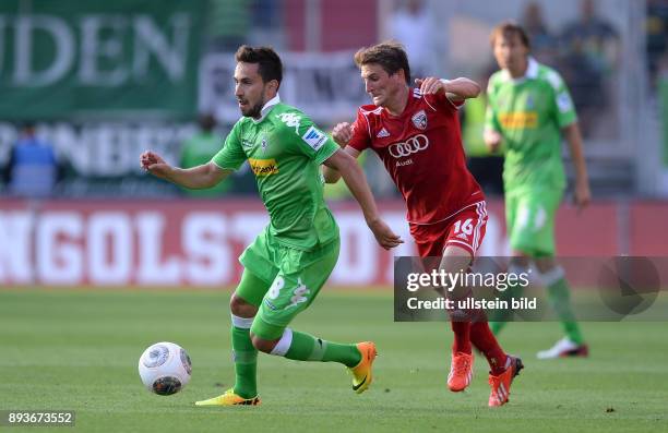 Bundesliga 2013/2014 Testspiel FC Ingolstadt 04 - Borussia Moenchengladbach Lukas Rupp gegen Andreas Buchner