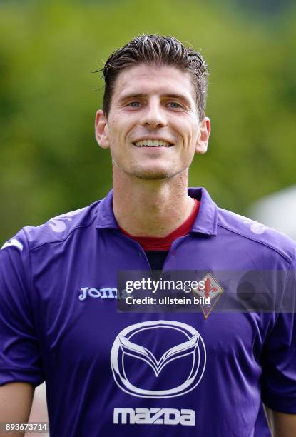 Testspiel in Moena/Trentino AC Florenz - Trentino Auswahl Mario Gomez