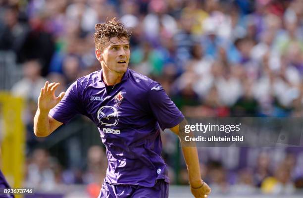 Testspiel in Moena/Trentino AC Florenz - Trentino Auswahl Mario Gomez