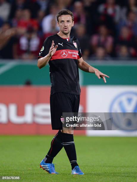 Freiburg - VfB Stuttgart Christian Gentner nachdenklich