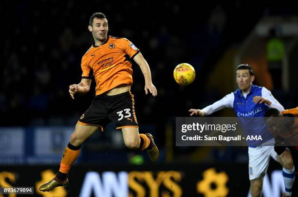 Leo Bonatini of Wolverhampton Wanderers during the Sky Bet Championship match between Sheffield Wednesday and Wolverhampton at Hillsborough on...