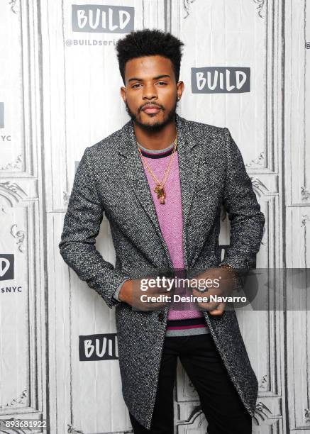 Actor/musician Trevor Jackson visits Build Series to discuss 'Grown-ish' at Build Studio on December 15, 2017 in New York City.